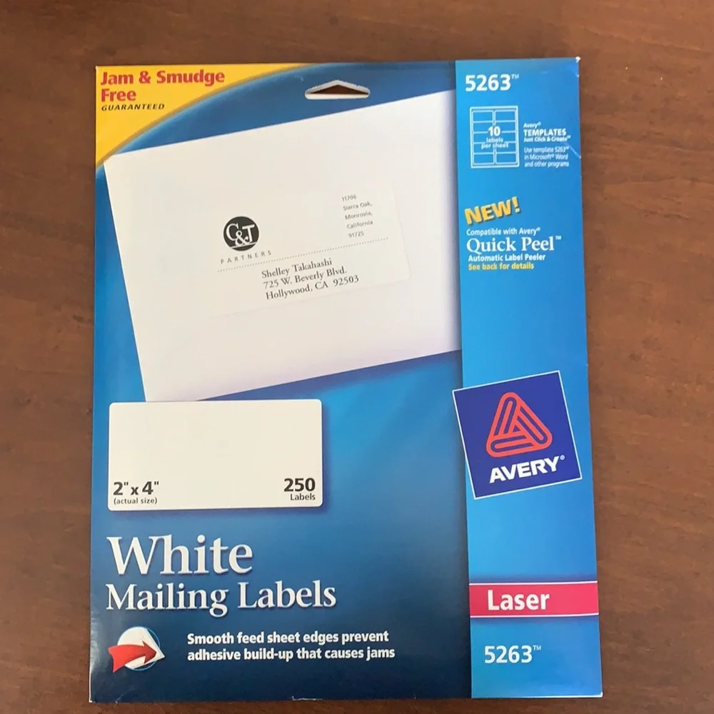 Office Supplies, Mailing Labels, Photo Paper, Printing Paper